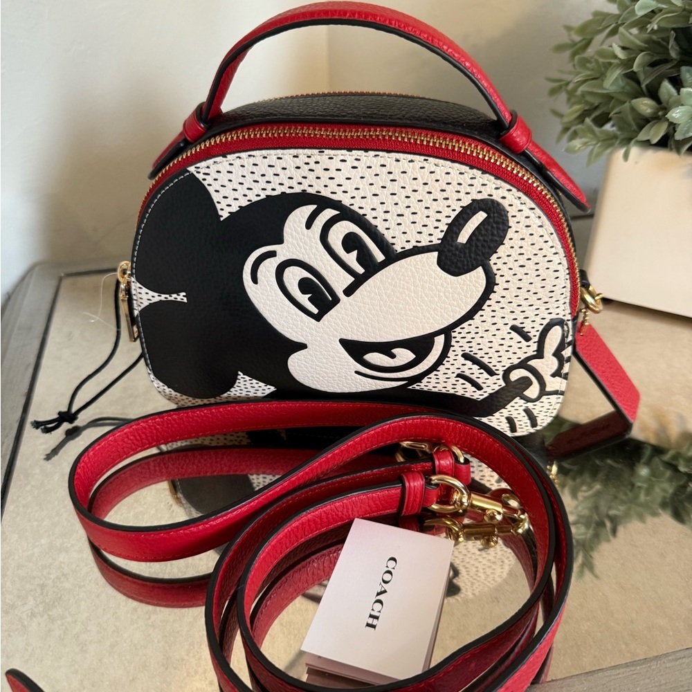 Coach Disney Mickey Mouse X Keith
Haring Serena Satchel New without Tags - Picture 2 of 9
